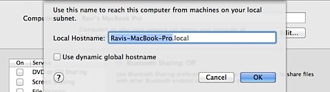 Change bluetooth computer name on Macbook Pro